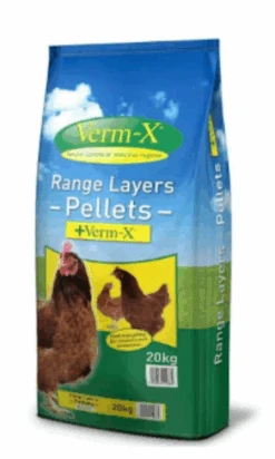 Range Layers Pellets With Verm-X 20kg