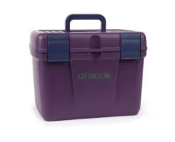 Shires Deluxe Grooming Box Plum