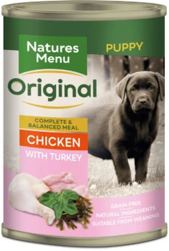Natures Menu Dog - Original Puppy Cans Junior Chicken & Turkey 12x400g