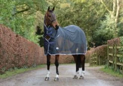 Weatherbeeta Wick Dri II Cooler Combo Neck Dark Charcoal/Blue/White