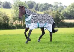 Shires Tempest Original Zeb-Tek Fly Combo Rug Zebra Print