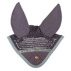 QHP Ear Net Equestrian Dream Iron Grey Cob