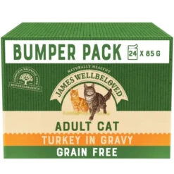 James Wellbeloved Cat - Adult Pouch Grain Free Turkey 24x85g
