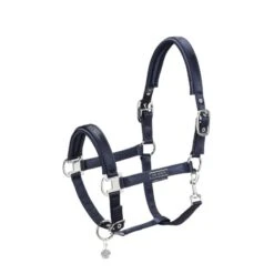 Eskadron Head Collar Double Pin Satin Platinum PURE 23 Navy
